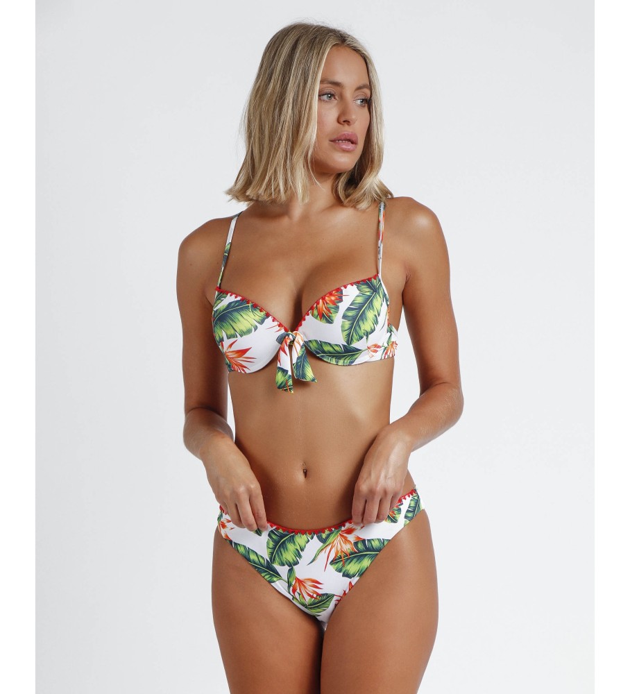 Biquíni Admas Push Up High Verão branco