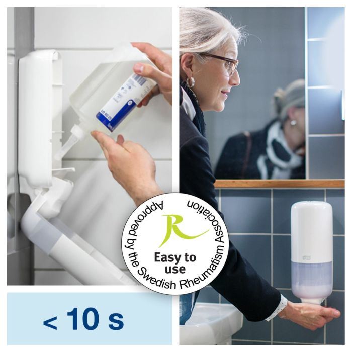 Tork 420401 6st Handzeep S1 Industrieel 1000ml voor S1/S11 zeepdispensers geurloos (420401)