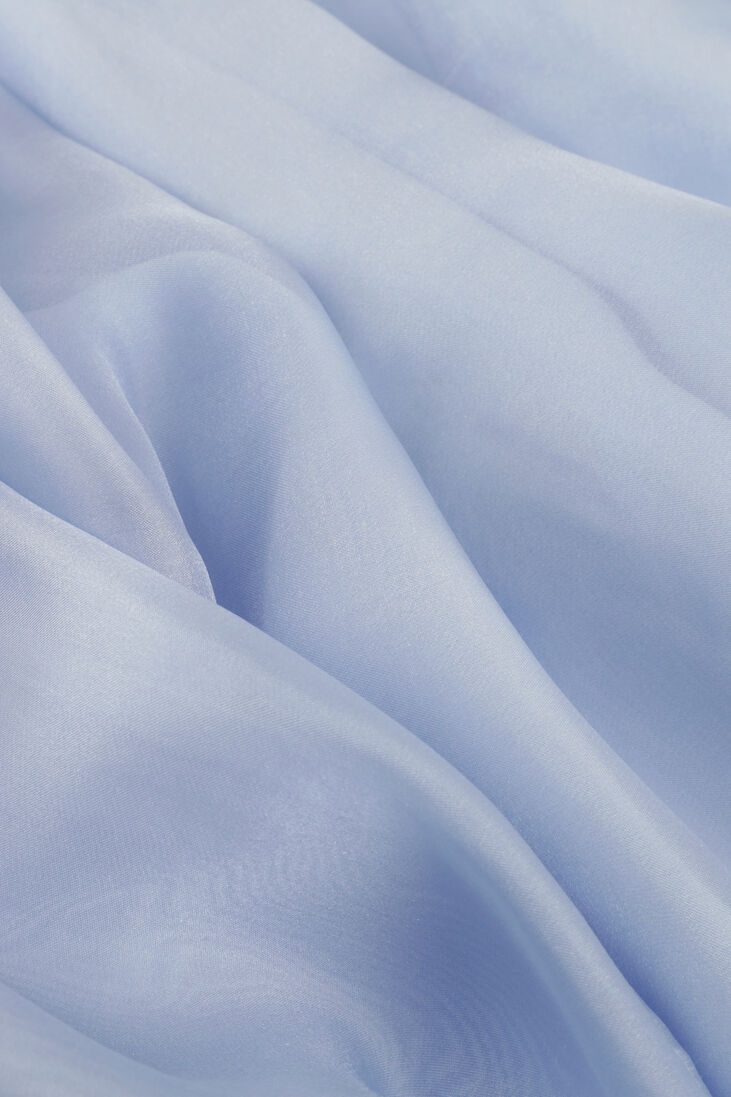 blauwe dante6 blouses ocean puffy sleeve top