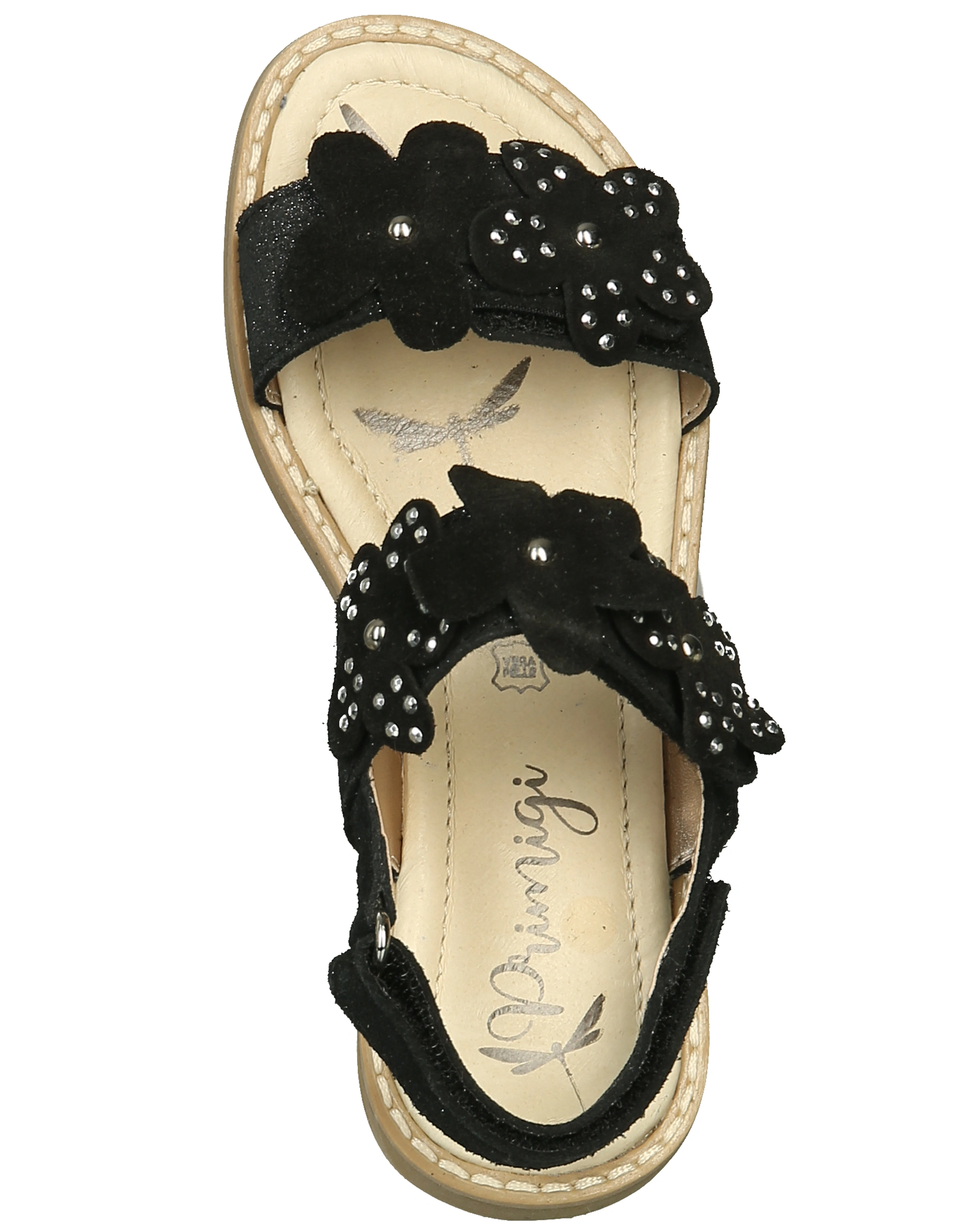 Klett-Sandalen FLEUR in schwarz