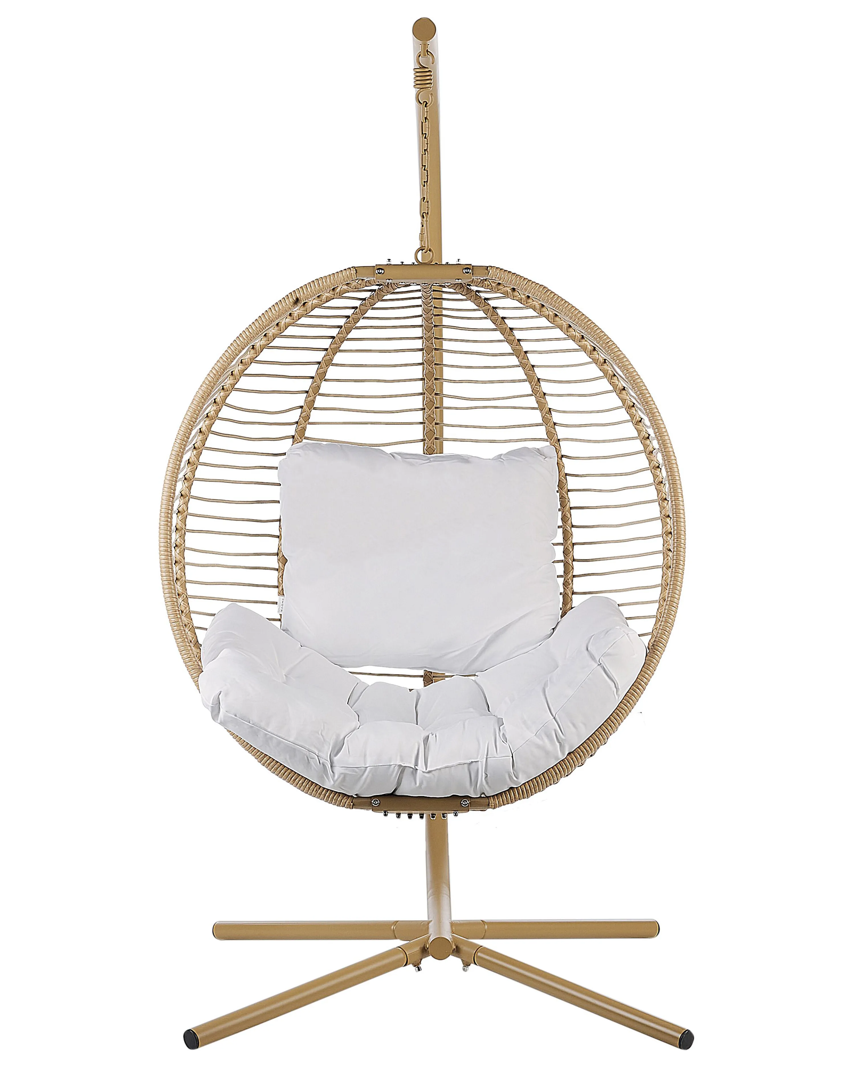 Hangstoel met standaard ARCO Metaal Beige