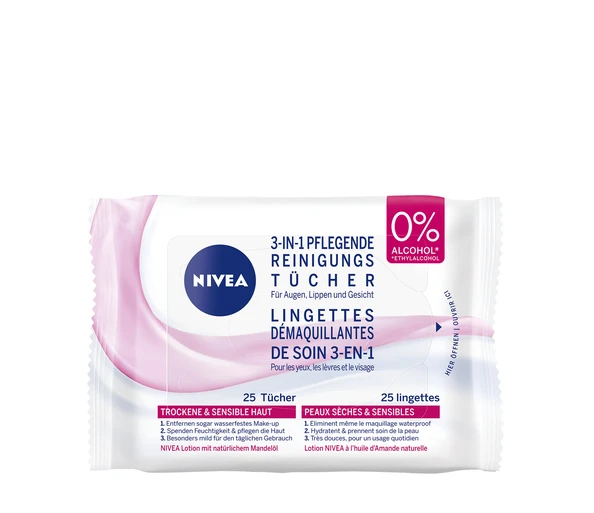 Nivea 3-in-1 Pflegende Reinigungstüc Reinigungstücher