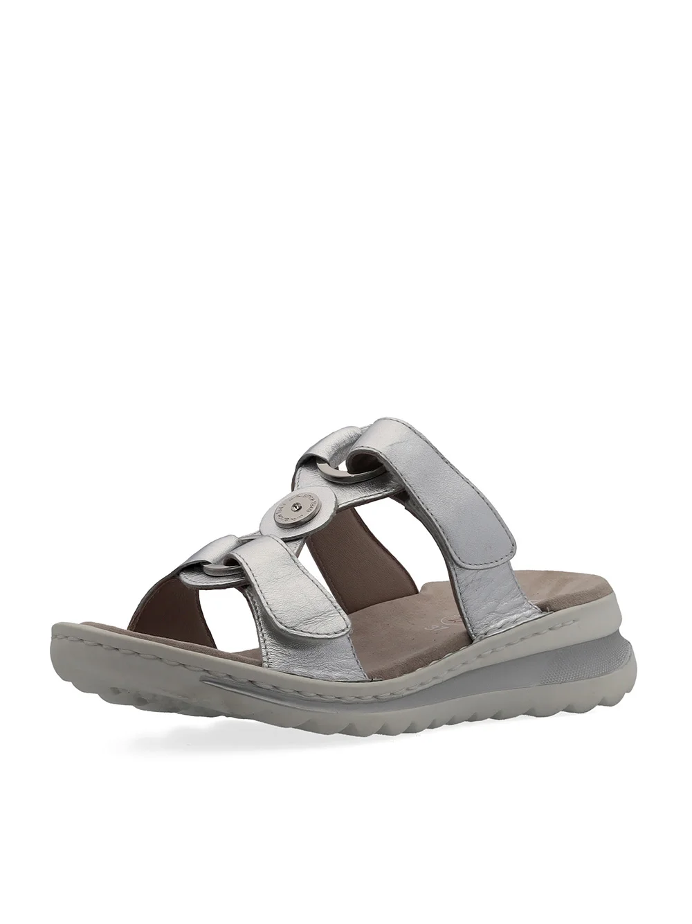 Pantolette Tampa silber