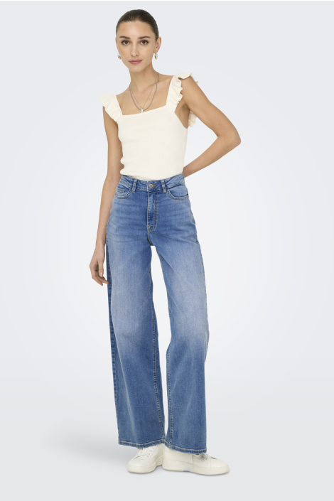 Jacqueline de Yong blauwe dames jeans