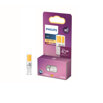 Philips LED capsule G9 3.2W 2 stuks niet dimbaar