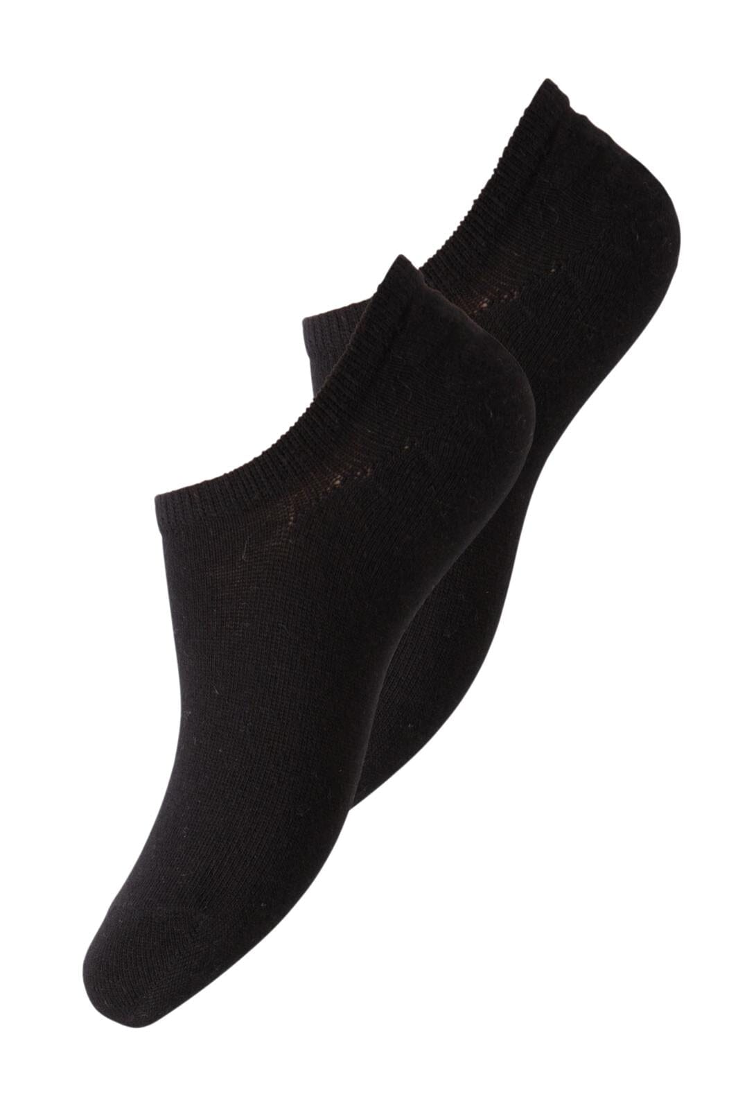 Pieces Pctess 2 Pack Sneaker Socks 2167438 black