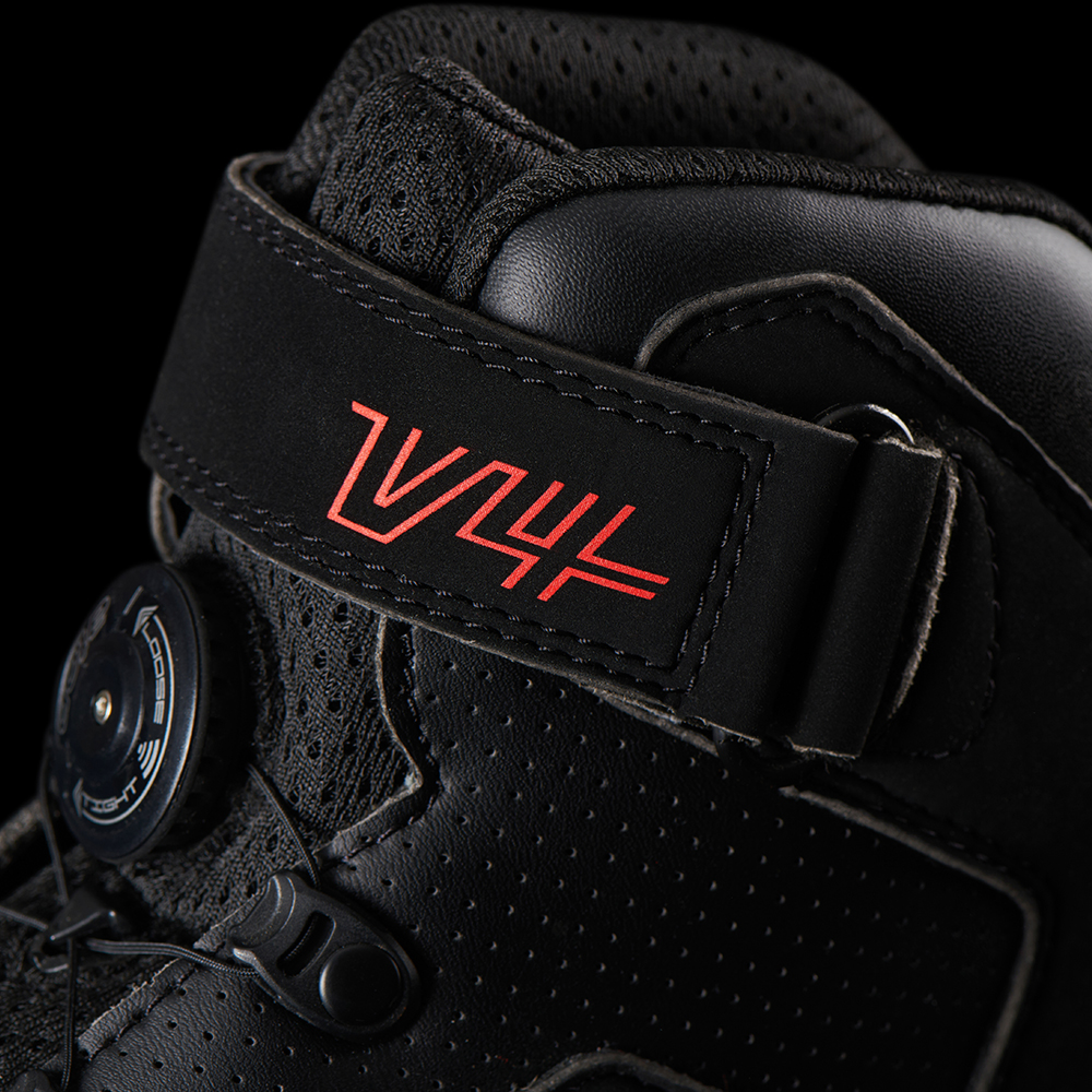 Furygan - Baskets V4 Easy D3O® Vented Noir / Rouge