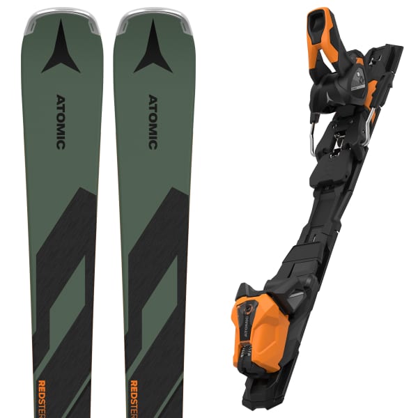 Pack ski ATOMIC REDSTER Q6 PT GREEN./BLACK + E MI 12 GW GREEN/BLACK/ORANGE