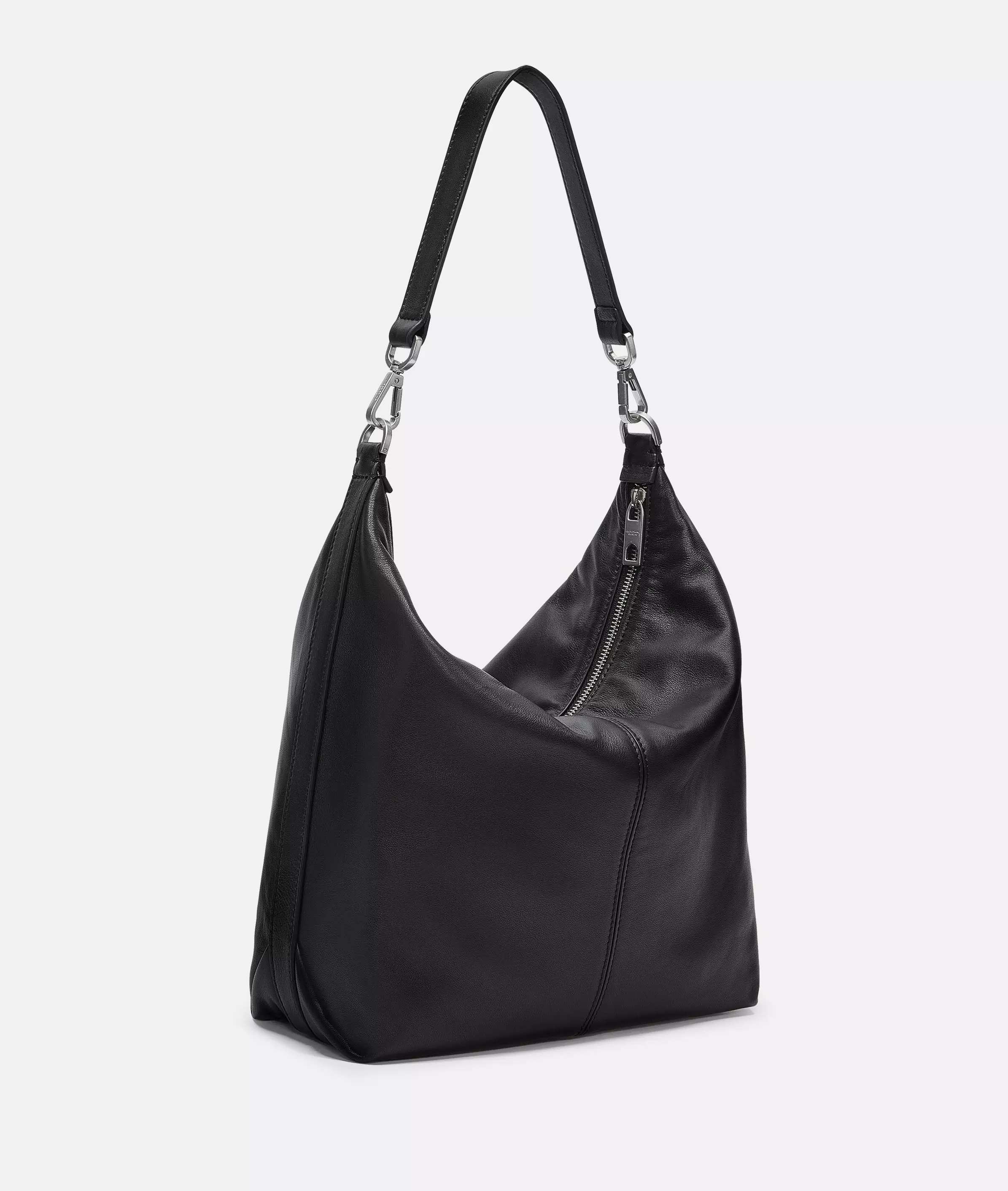 Paris Hobo M Spacious leather hobo bag