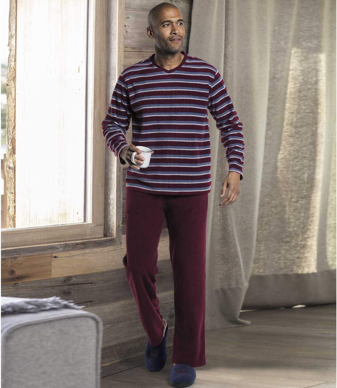 Pyjama Micropolaire Rayé