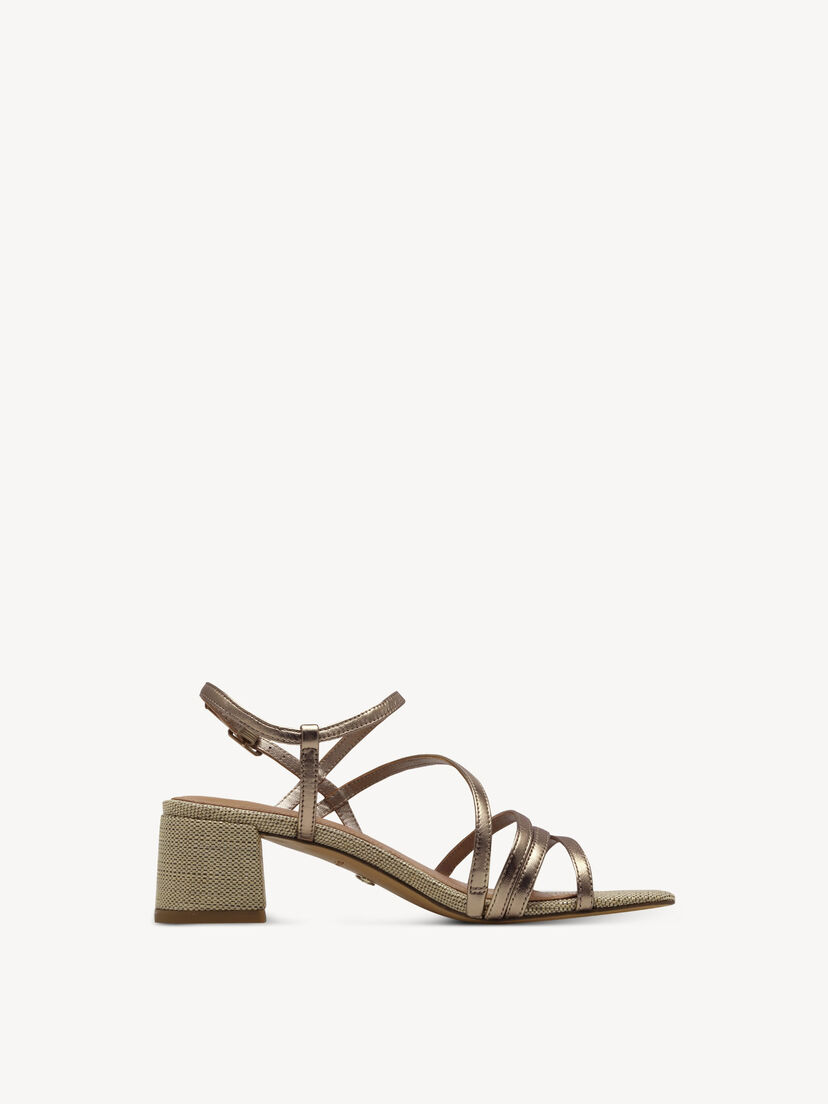 Leren Sandaaltje - metallic