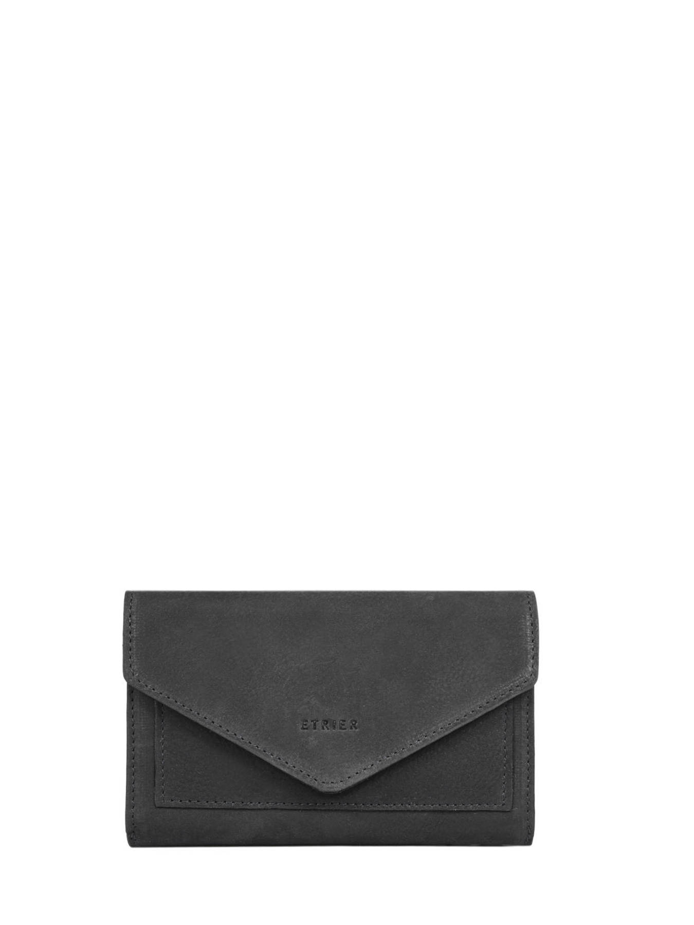 Portefeuille Etincelle nubuck cuir ETRIER