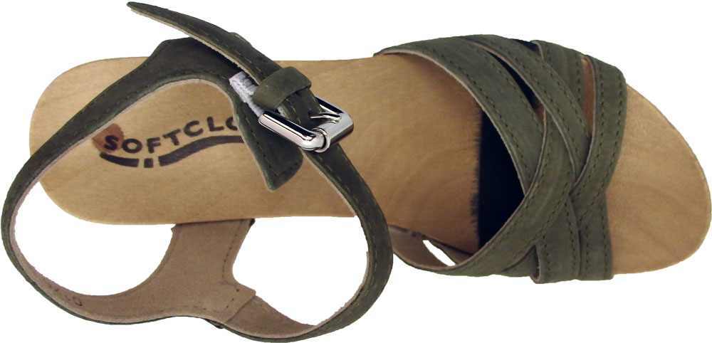 Softclox Sandalette LANEA Nature Nappa oliv