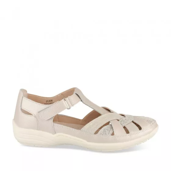 Ballerines ARGENT EVITA LEATHER