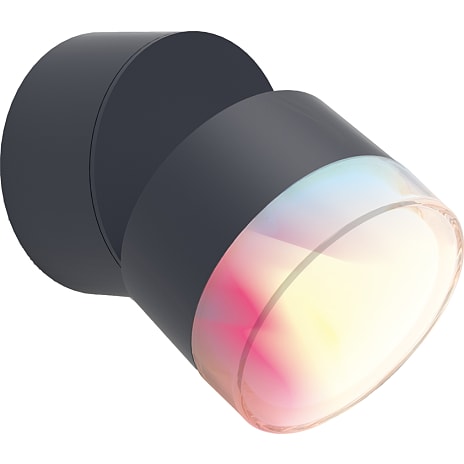 Lutec Dropsi LED væglampe - grå