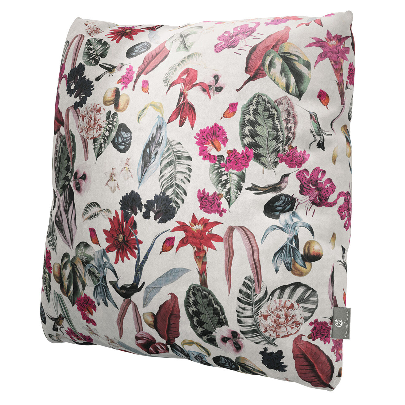 CXL by Christian Lacroix Coussin en Velours Tropical multicolore - 50x50x18 cm