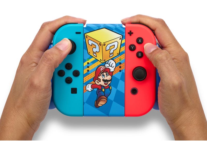 Power A Joy-Con Comfort Grip Mystery Block Mario Breiter Komfortgriff für die Nintendo Switch