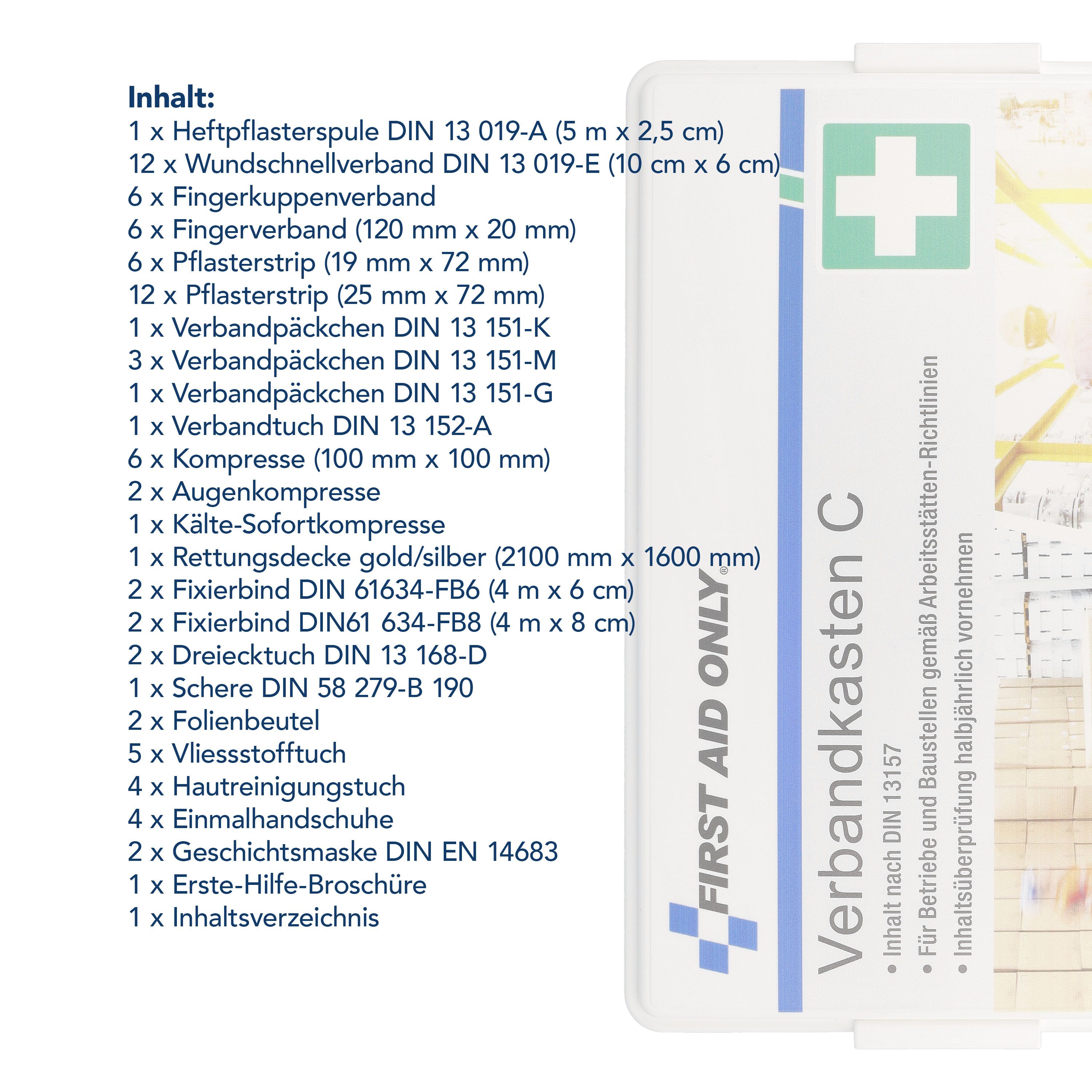 First Aid Only Verbandkasten C DIN 13157