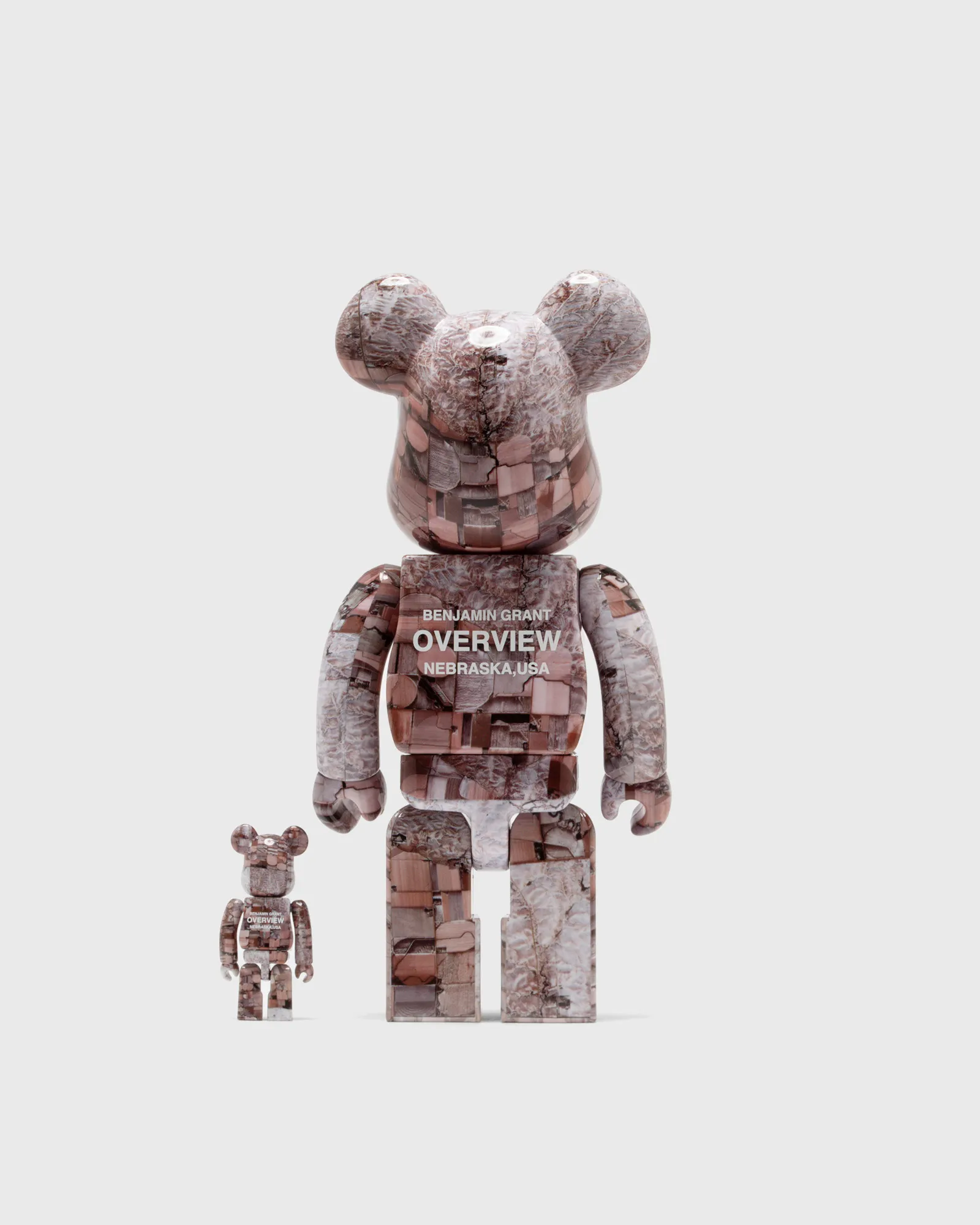 MEDICOM BEARBRICK 100% 400% BENJAMIN GRANT OVERVIEW NEBRASKA