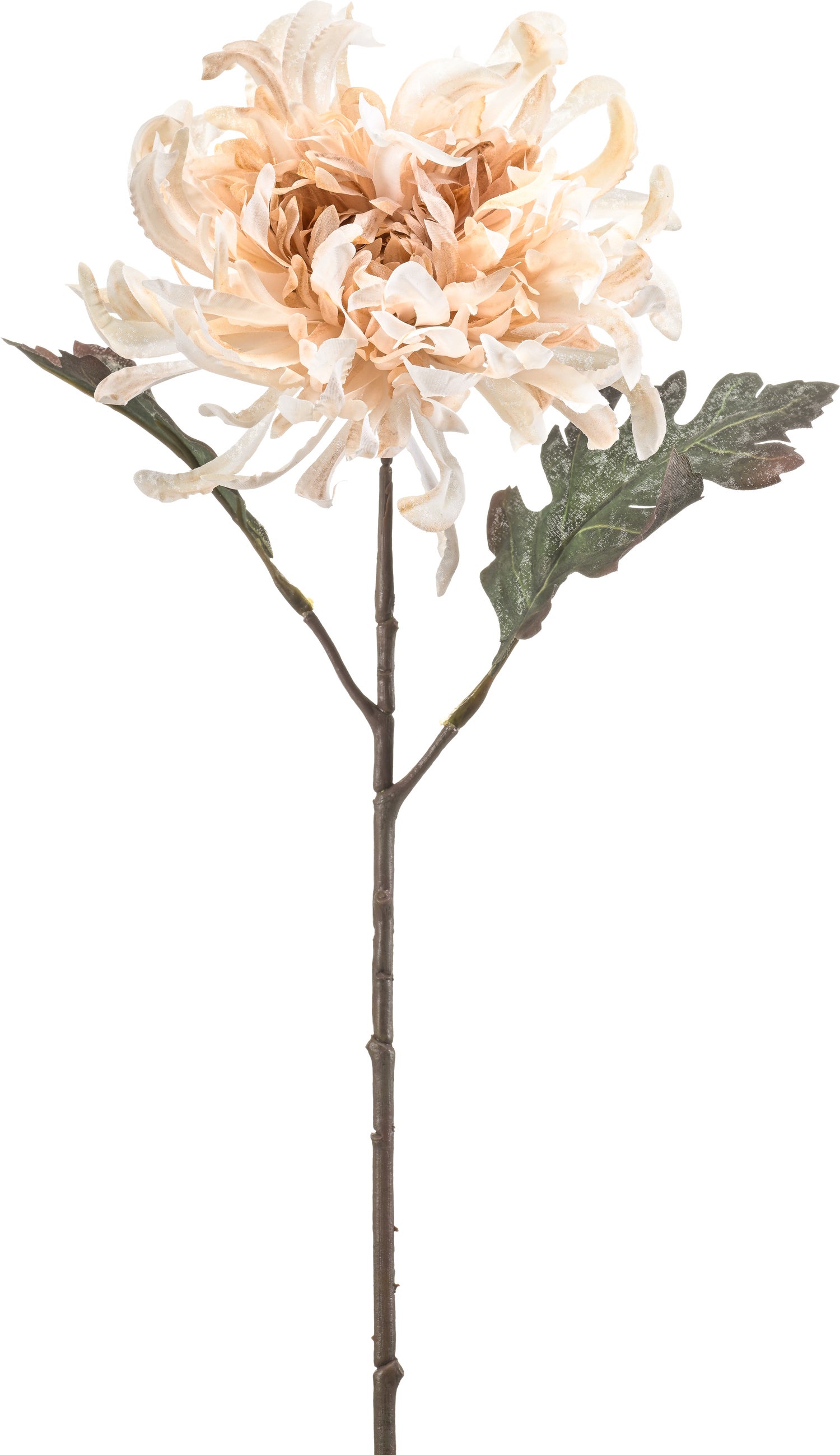 Emerald kunstbloem Chrysant spider bruin 53 cm