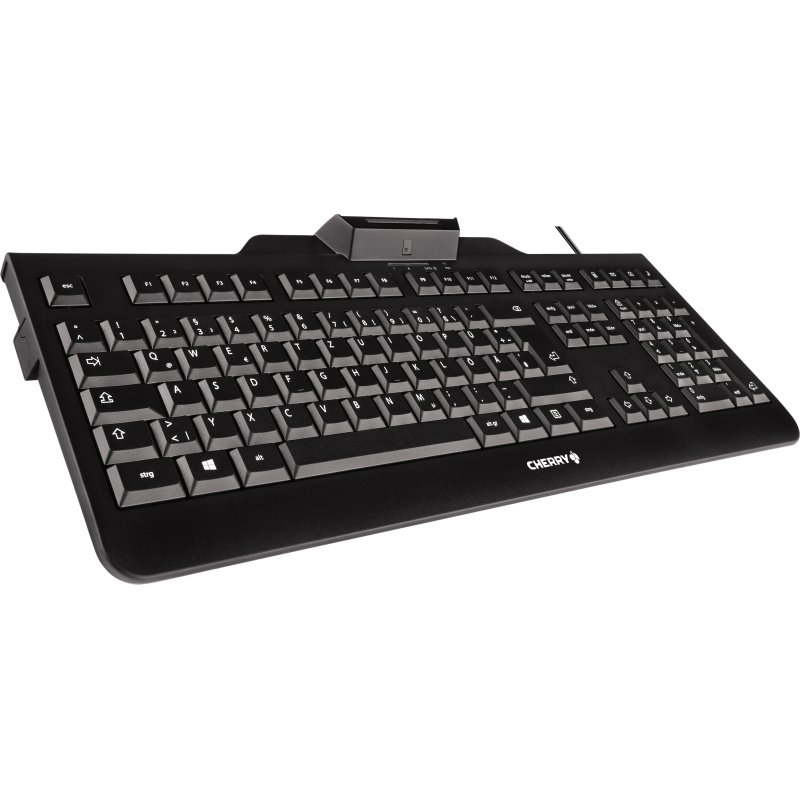 CHERRY KC 1000 SC Clavier filaire lecteur cartes à puce, noir, USB, AZERTY - FR