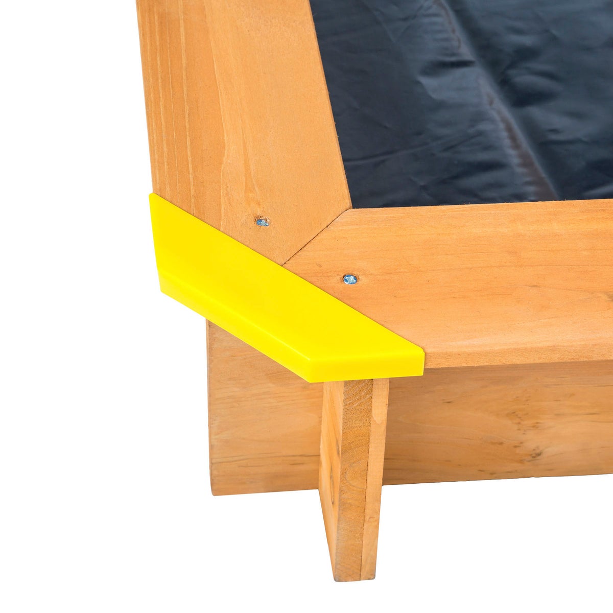 tectake Emilia zandbak 120 x 120 x 120 cm van hout met verstelbaar dak