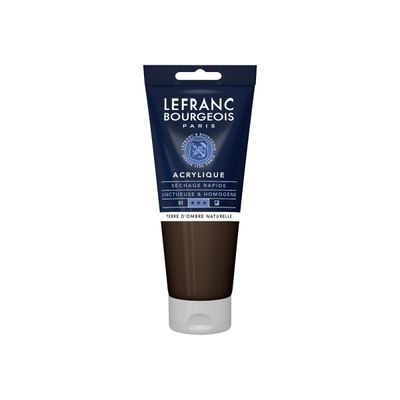 Lefranc Bourgeois - Peinture acrylique - ombre - 200 ml