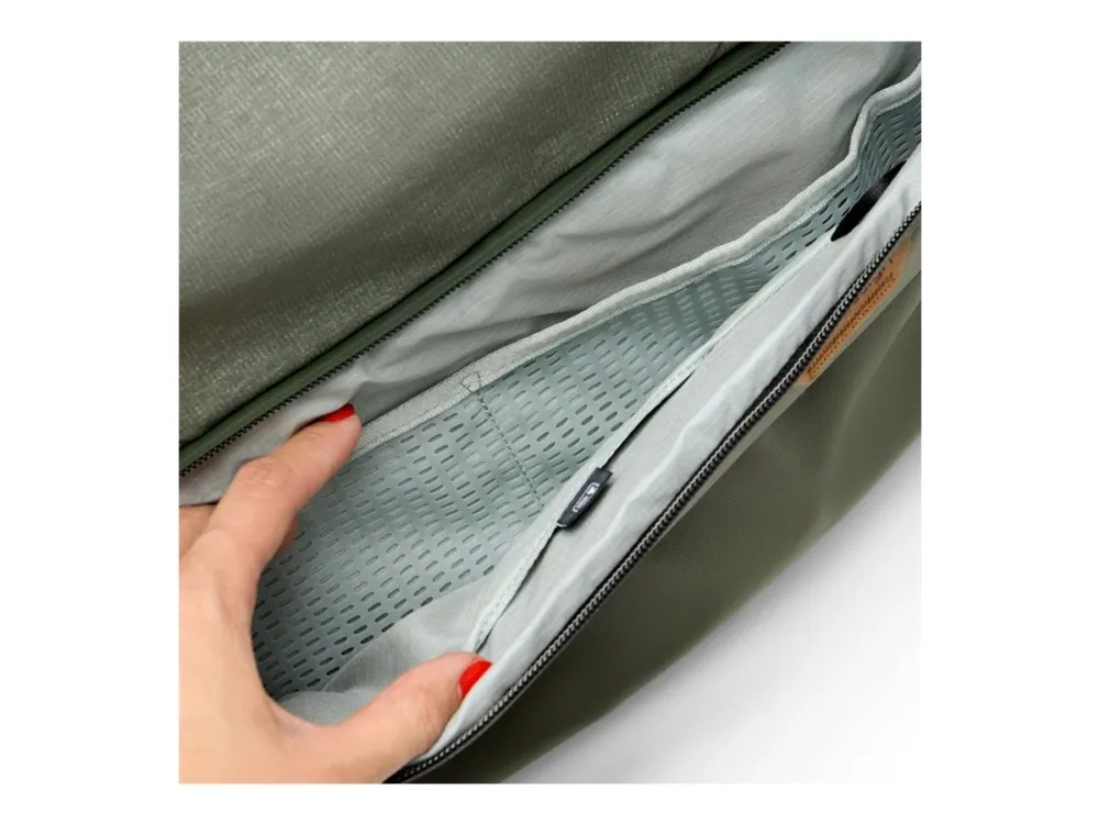 Peak Design Travel - Køjesæk - 50 L - 600D nylon løsningsfarvet, 900D stof, glasforstærket nylon, anodiseret aluminiumslegering, ultrahøj molekulærvægt polyetylenstof, Hypalon - salvie