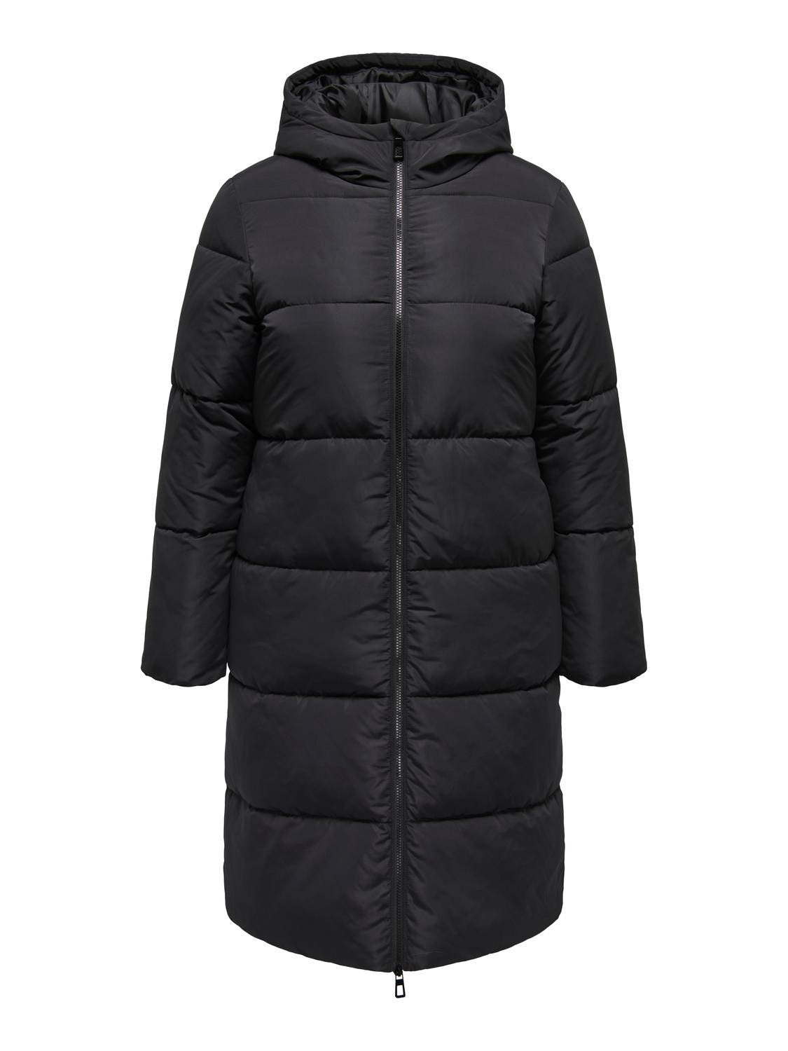 CARABBIE Steppmantel Black