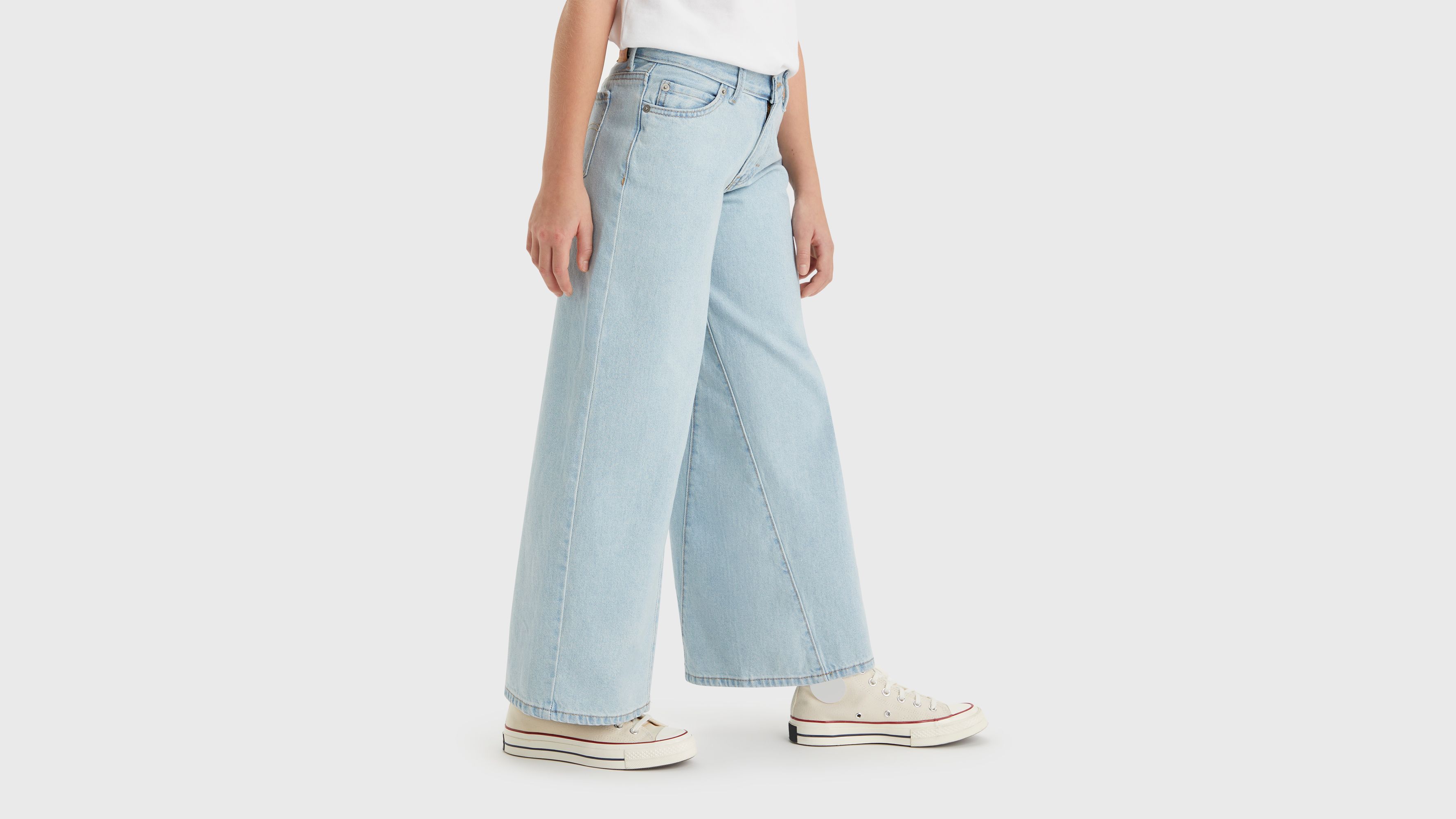 Ado jean Altered ’94 Baggy Wide Leg - Tongue Tied - Bleu
