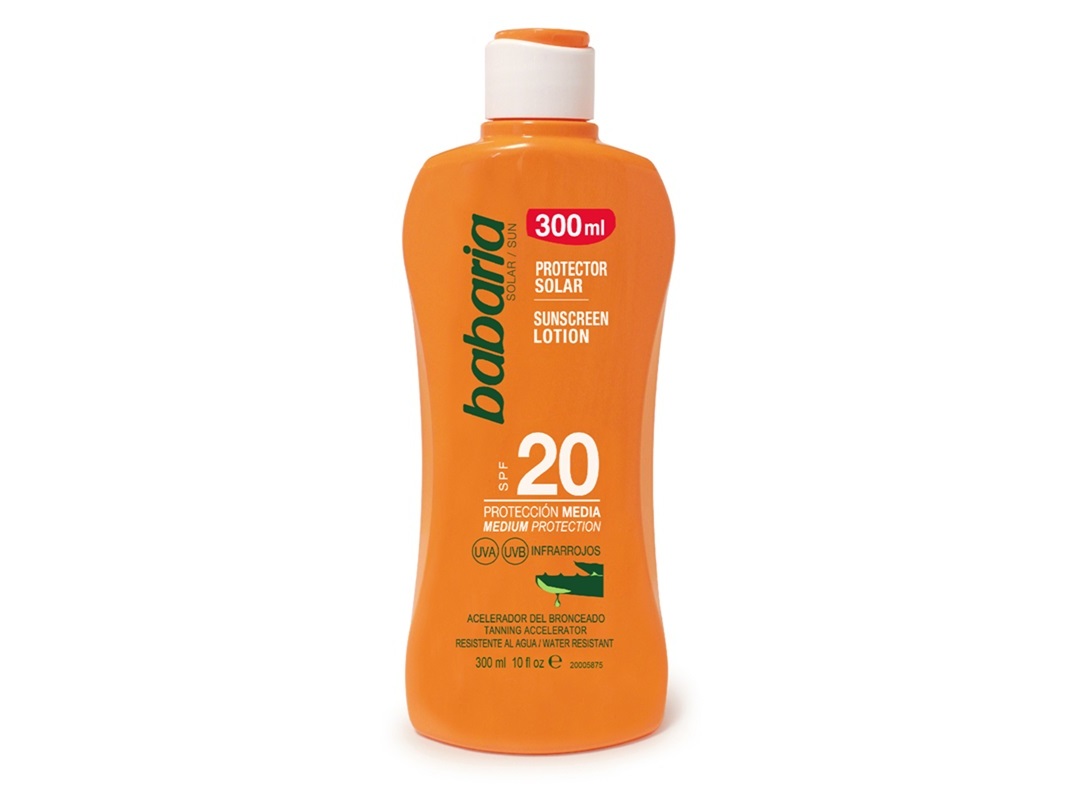 PROTETOR SOLAR BABARIA ACELERA BRONZE SPF20 300ML