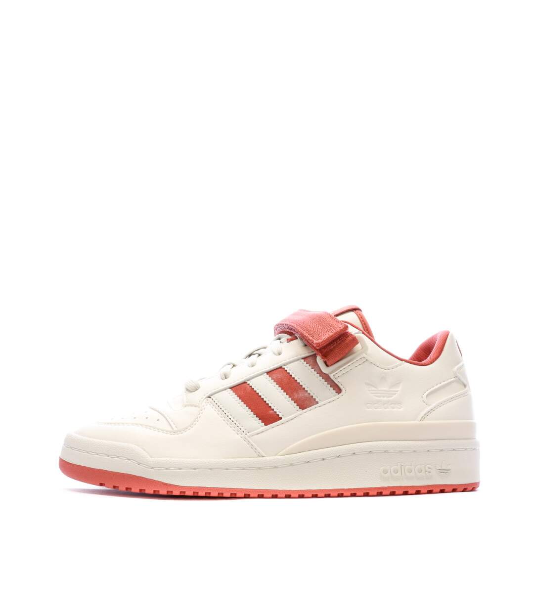 Baskets Rouge/Écru Homme Adidas Forum Low