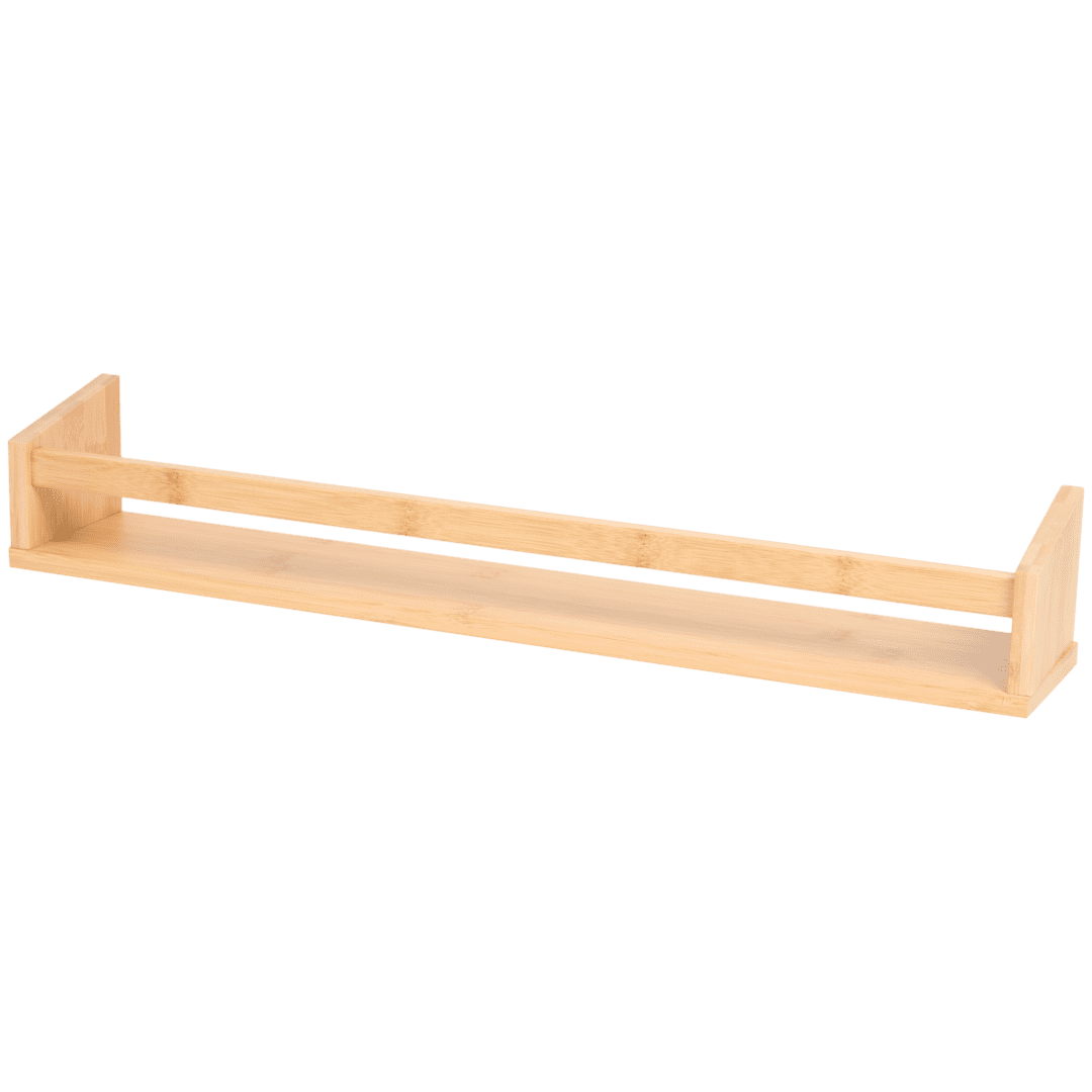 Bamboehouten wandplank 57 x 10 x 9 cm | diverse kleuren
