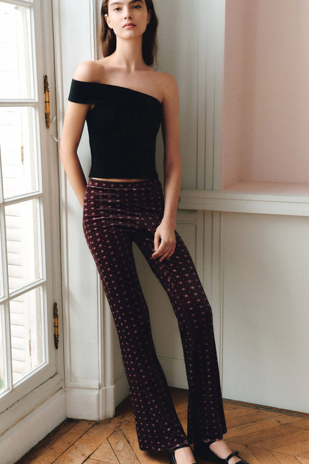 MANGO TEEN legging donkerrood