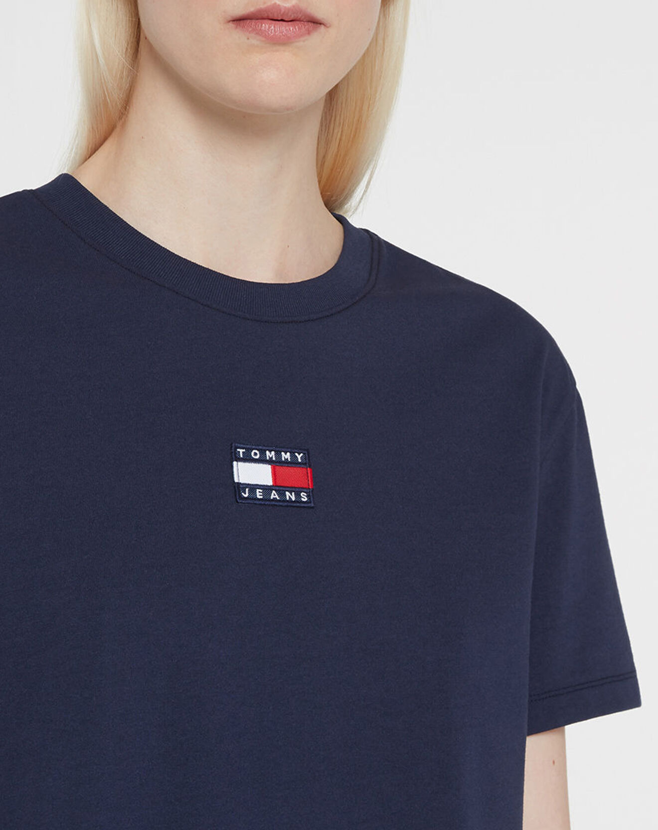 Tommy Jeans T-Shirt Badge bleu marine