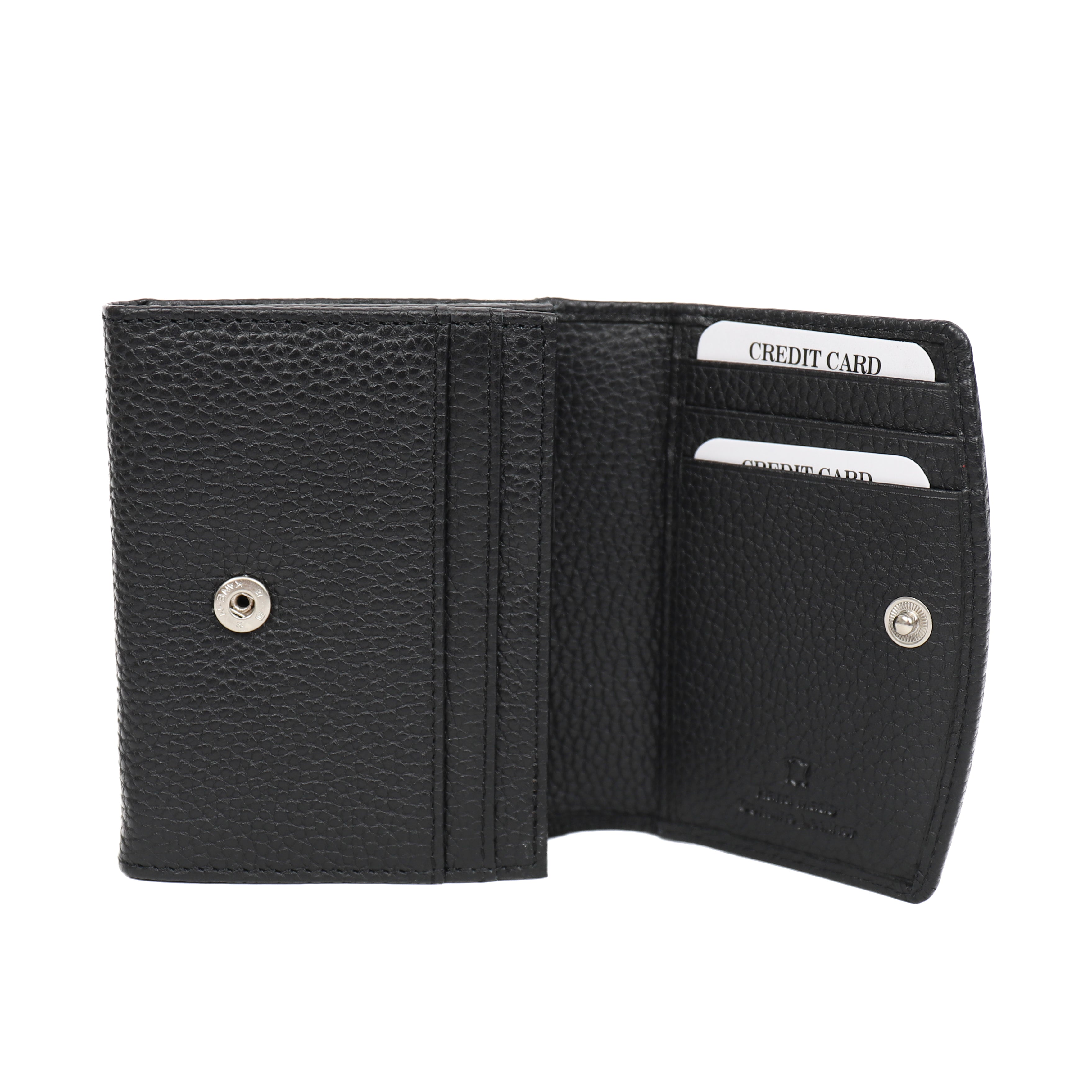 Overslag portemonnee 'Rosy' Black Black
