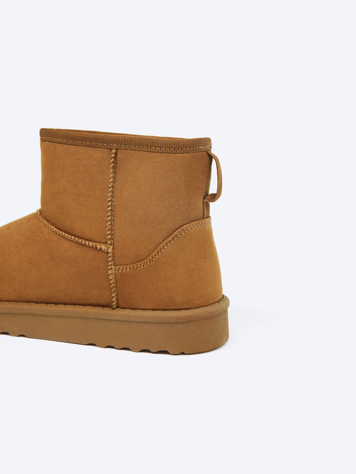 Bota forrada - Couro