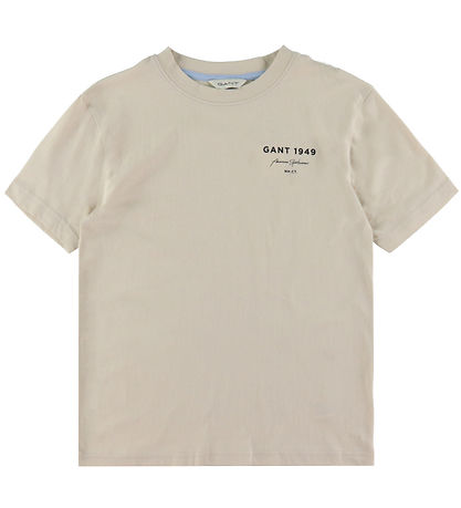 GANT T-Shirt - Graphic Script - Soft Hafer