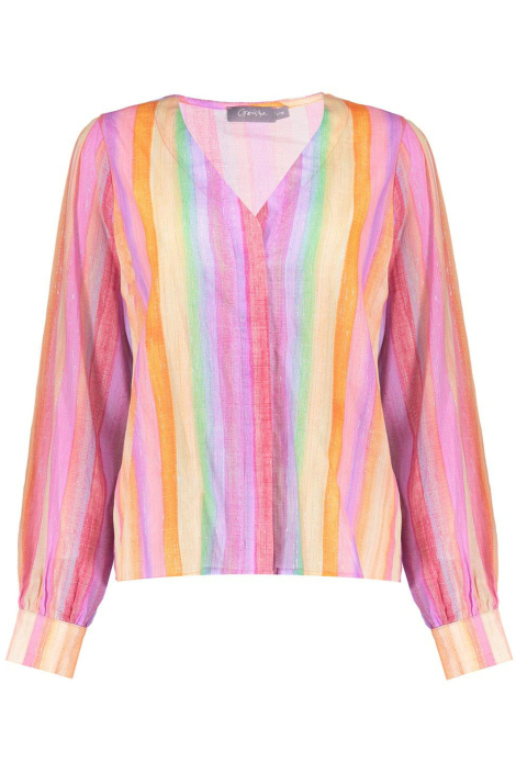 Geisha multi color dames blouse
