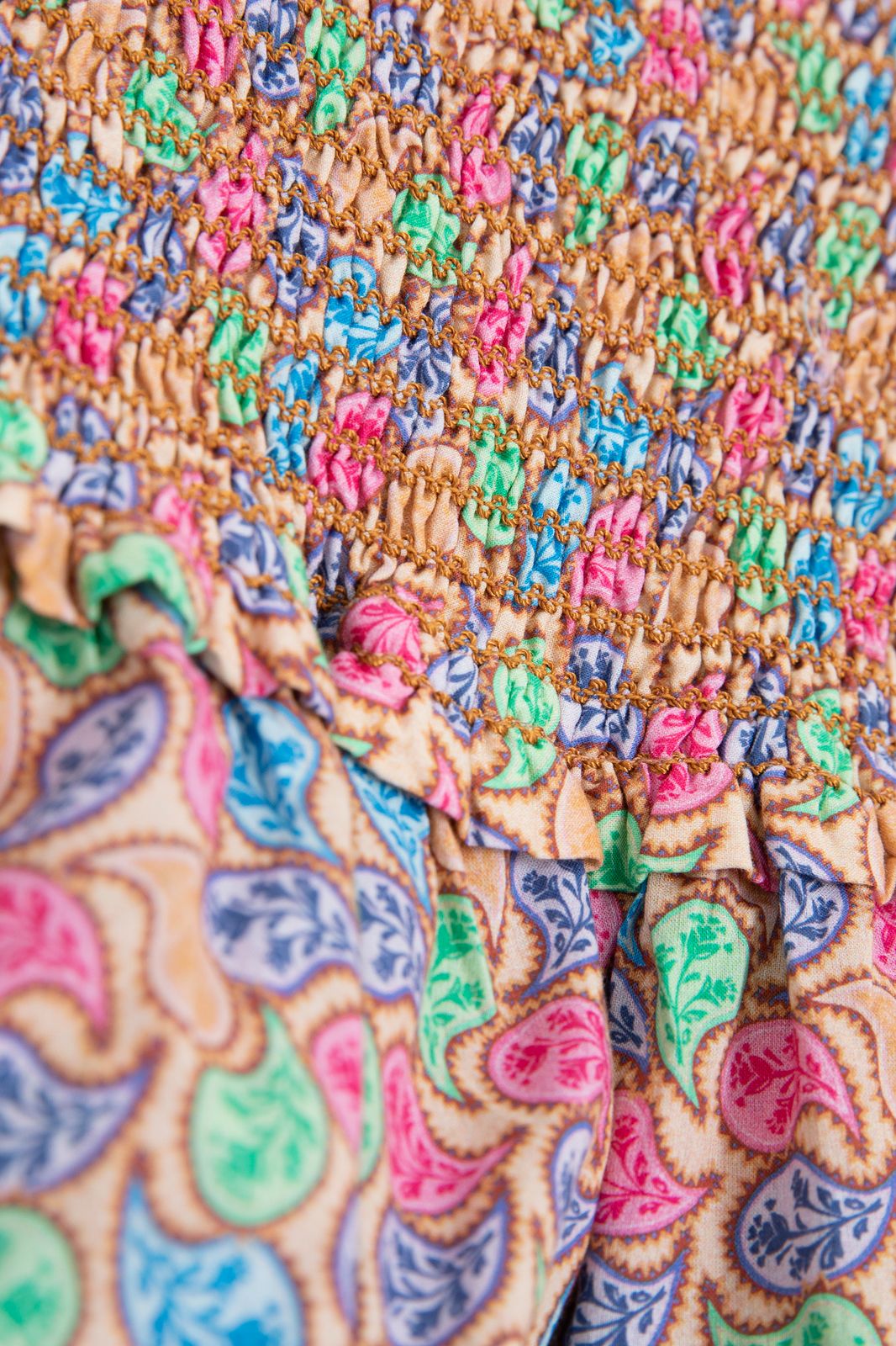 Multicolour rok met paisley print