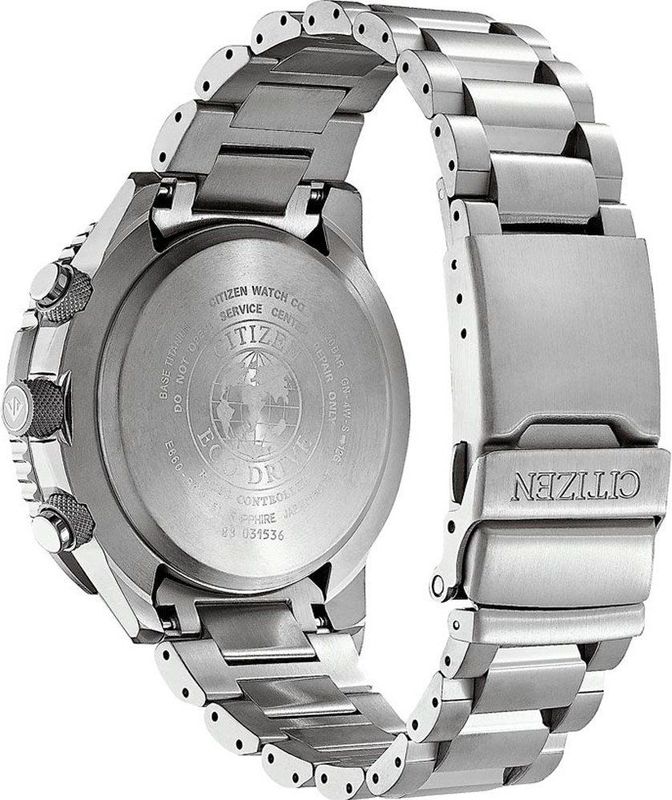 Citizen - Herenchronograaf - Zilver-Zwart-Rood - Roestvrij Staal