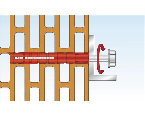 Parallelle expansieankers Tox Bizeps 10/90, 25 stuks