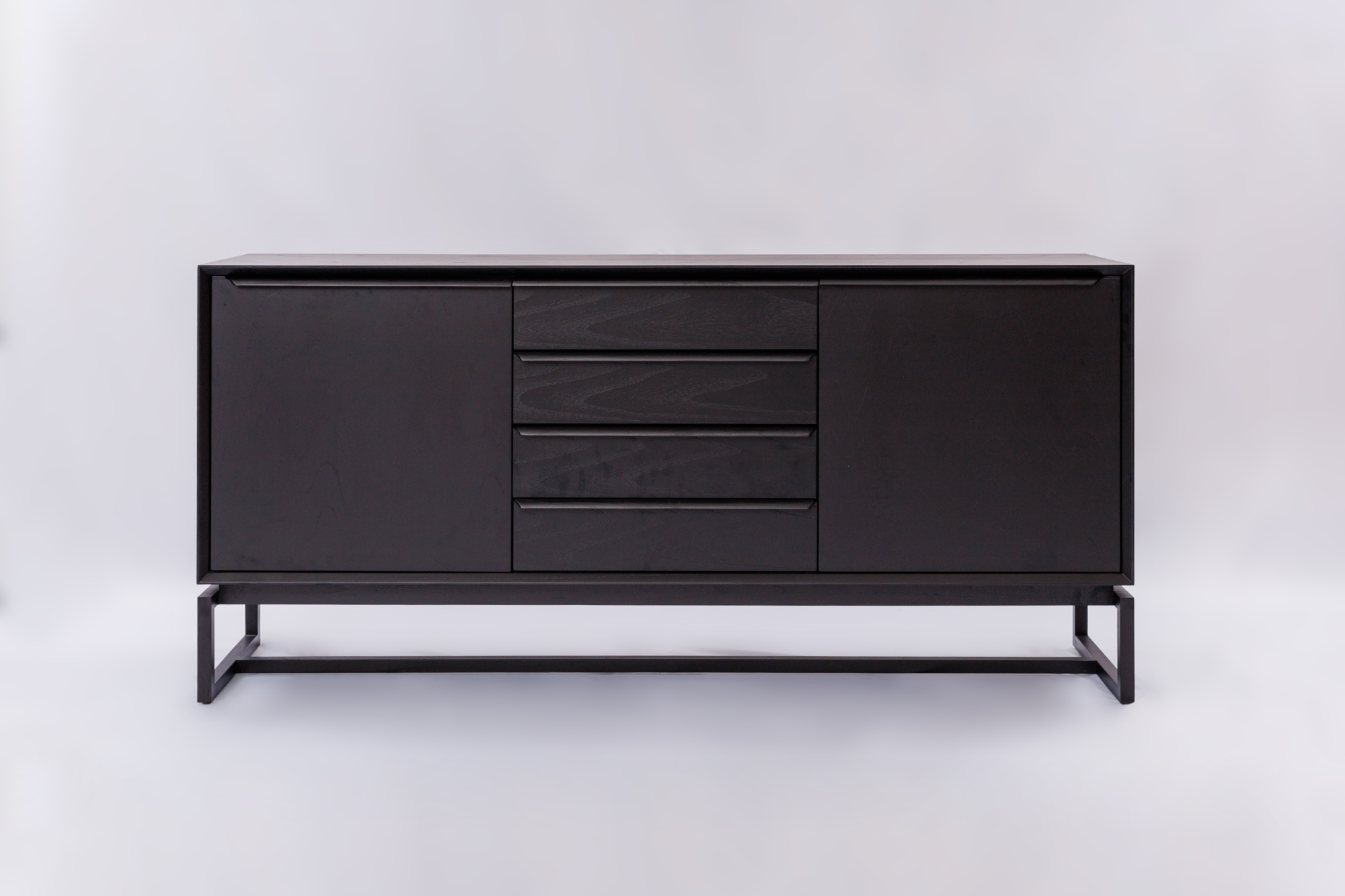Dressoir Nordby 160 cm zwart