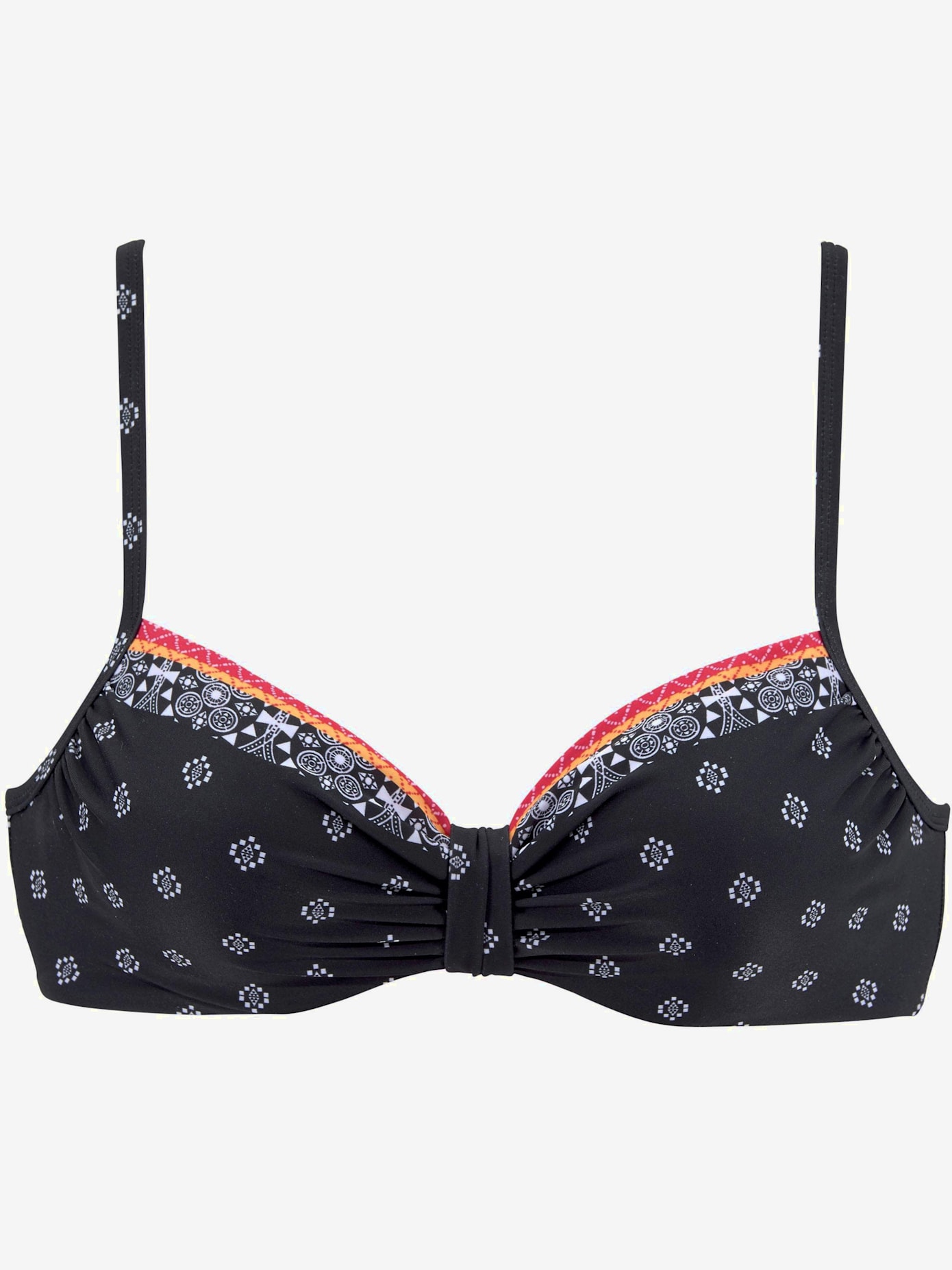 Haut de maillot de bain à armatures imprimé tendance