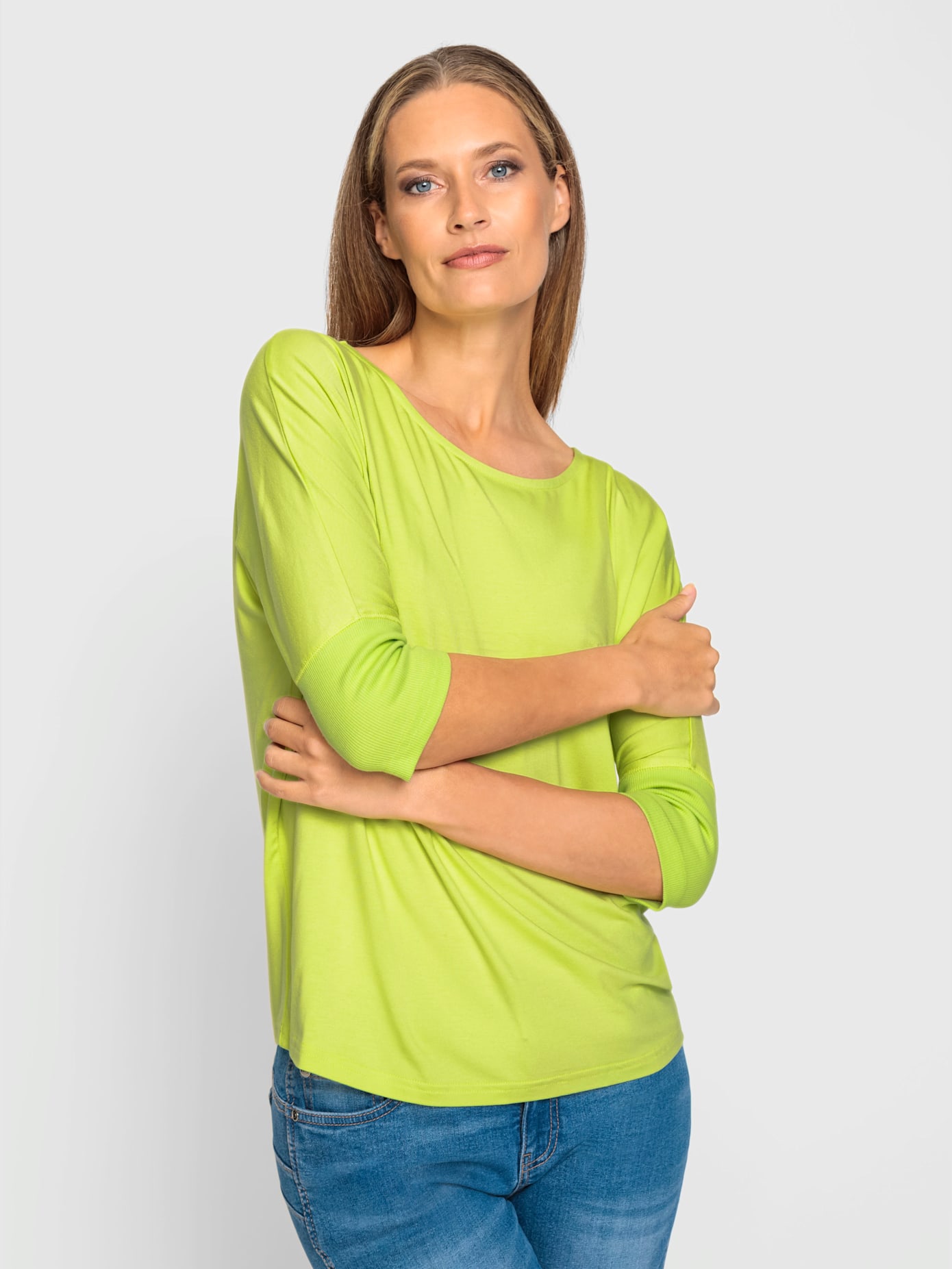 T-shirt manches chauve-souris 3/4