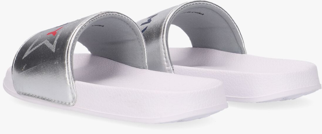 TOMMY HILFIGER zilveren tommy hilfiger badslippers 30890