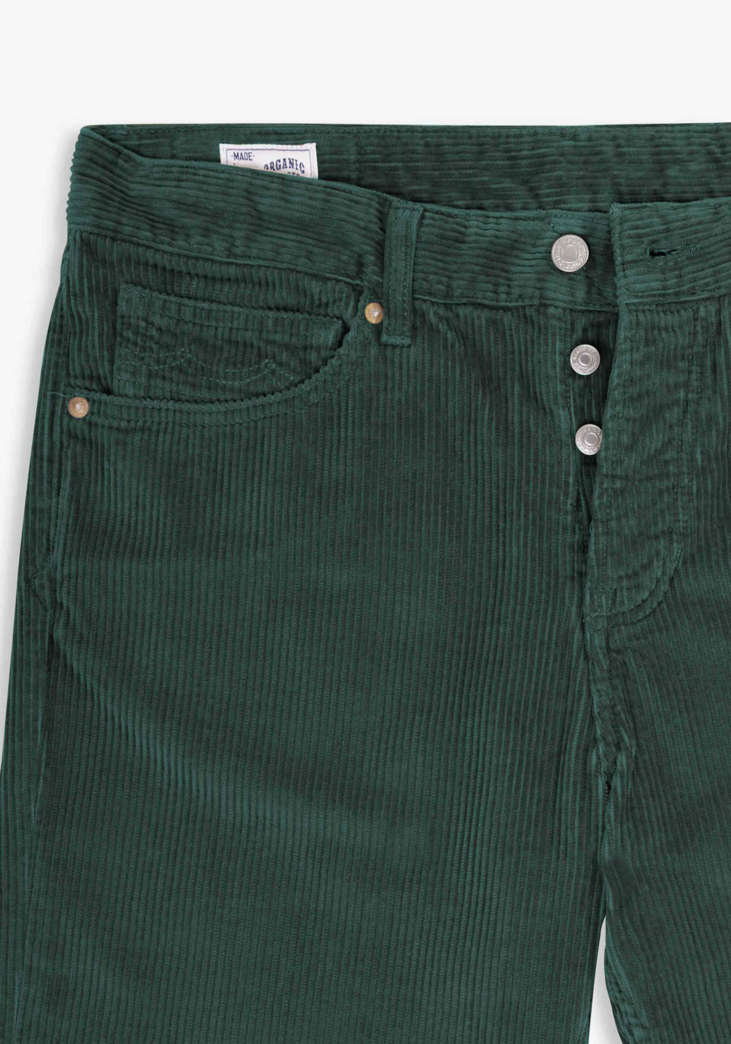 Kings Of Indigo Cord-Hose Sushan Dark Green
