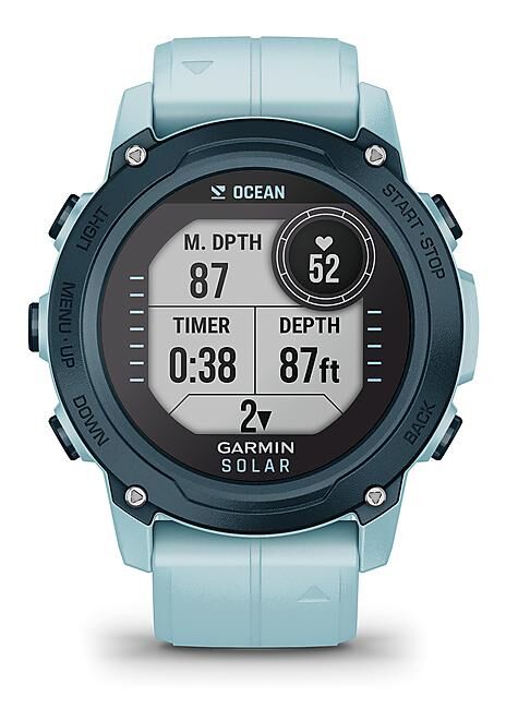 GARMIN - ORDINATEUR DE PLONGEE DESCENT G1 SOLAR OCEAN EDIT
