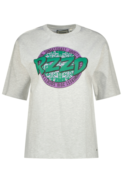 Raizzed grijze dames t-shirt
