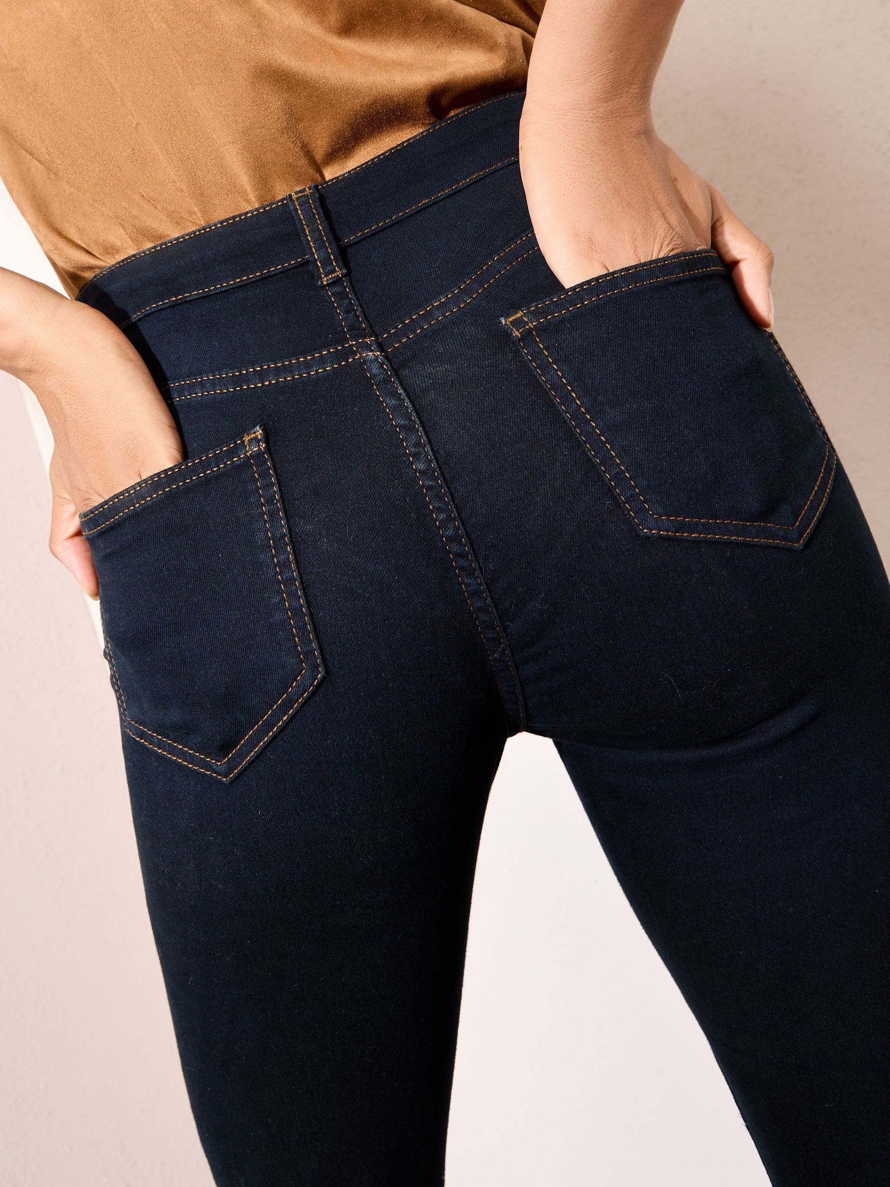 Inktblauw - Friends Like These jegging met hoge taille